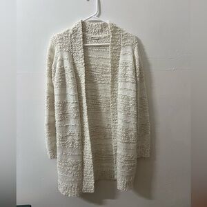 Madewell Textured Cream Cardigan